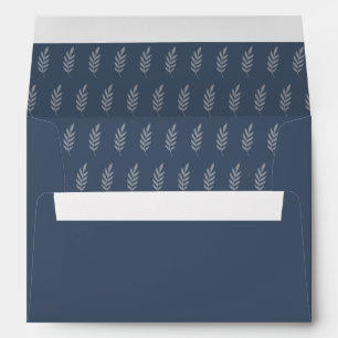 Enveloppe Feuilles d'échantillon moderne Mariage de cadre dé