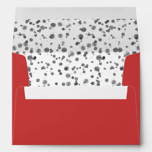 Enveloppe Fighter rouge Dalmatie Print Party