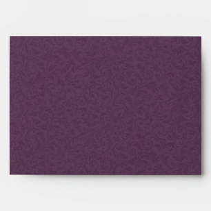 Enveloppe Filigree Plum - Carte de voeux A7