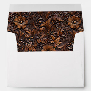 Enveloppe Fille Brown occidentale Bohemian Floral