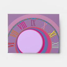 Fille jolie horloge cercle tourbillon rose bleu vi