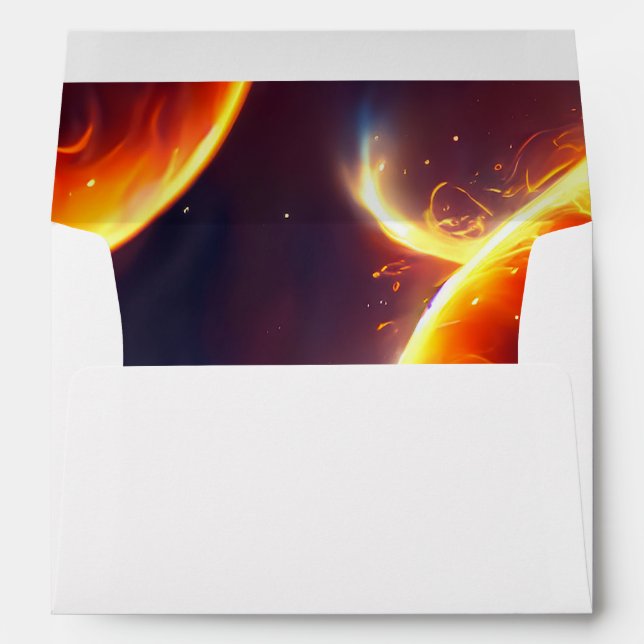 Enveloppe Fire Water Space (Dos (Bas))