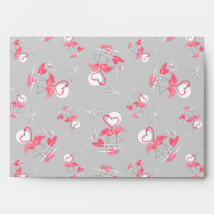 Enveloppe Flamant rose Love Multi envelope