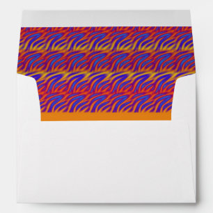 Enveloppe Flames bleues