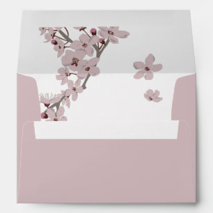 Enveloppe Fleur de cerisier 5x7 Faire-part de mariage