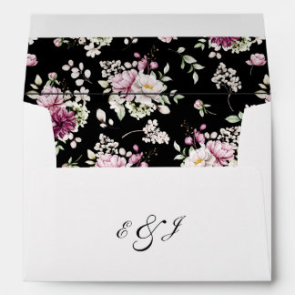 Enveloppe Fleur Romantique Florale Pivoine