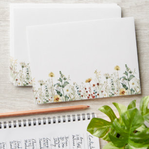 Enveloppe Fleur sauvage d'été