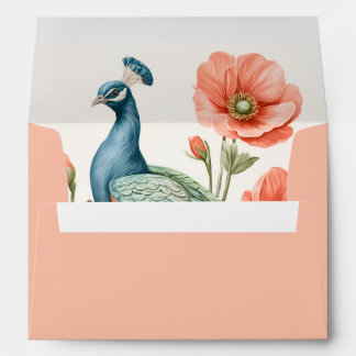 Enveloppe Fleurs de mariage vintage | Élégante correspondanc