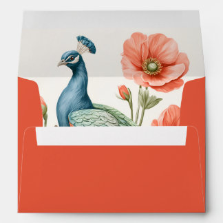 Enveloppe Fleurs de mariage vintage | Élégante correspondanc