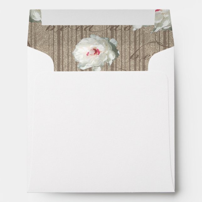 Enveloppe Fleurs d'été (Dos (Bas))