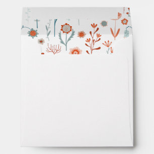 Enveloppe Fleurs d'été scandinaves