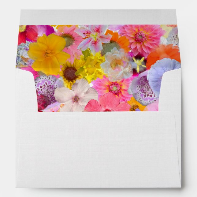 Enveloppe Fleurs fraîches (Dos (Bas))