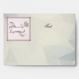 Enveloppe Fleurs tourbillons éléments doodle sha fleuri roma