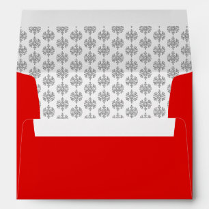 Enveloppe Flocon de neige d'hiver