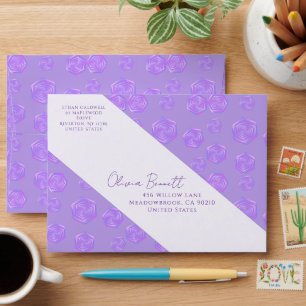 Enveloppe Floral Abstrait moderne