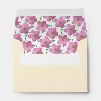 Enveloppe Floral Rose Garden Flowers Adresse personnalisée