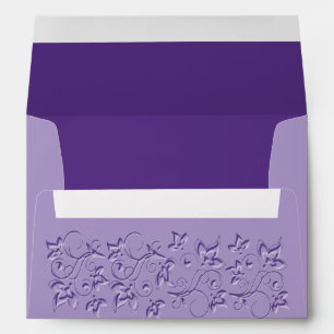 Enveloppe Florale A7 pourpre pour 5 tailles x7