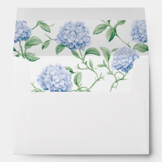 Enveloppe florale bleue (Créateur téléchargé)