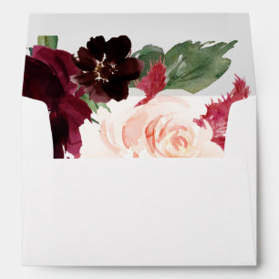 Enveloppe Florale Bohème Bourgogne