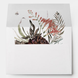 Enveloppe florale Boho de Bourgogne