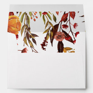 Enveloppe florale d'automne rustique