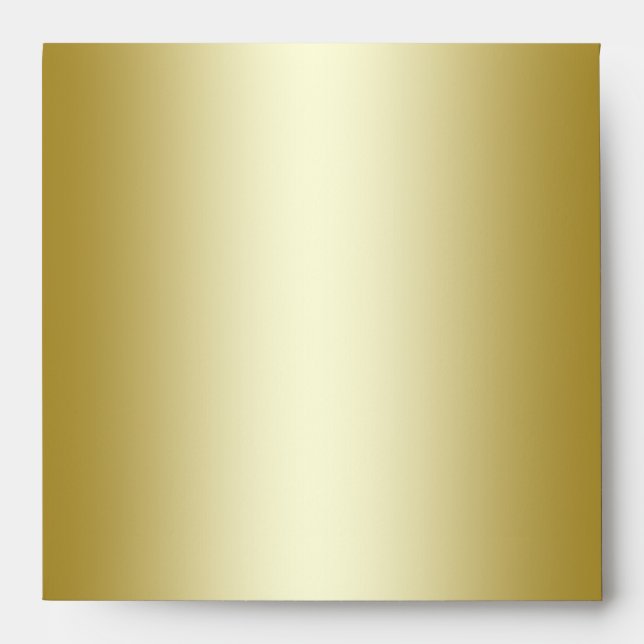 Enveloppe Florale de Parties scintillant d'or pour (Devant)