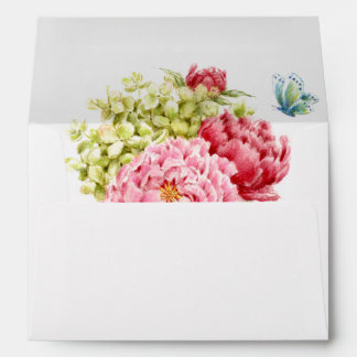 Enveloppe Florale Hydrangea Pivoines