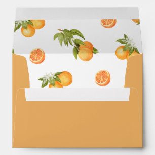 Enveloppe florale Little Cutie Clementine Orange