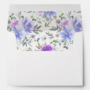 Enveloppe florale Peri & violet