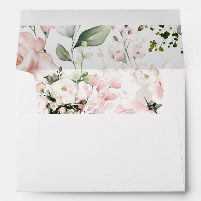 Enveloppe florale rose et eucalyptus 4 (Dos (Bas))