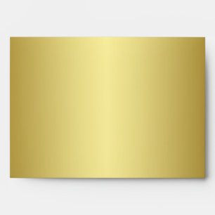 Enveloppe Flore rouge or A7 pour 5 x 7