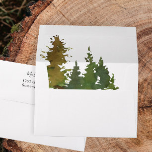 Enveloppe forestière Abstraite