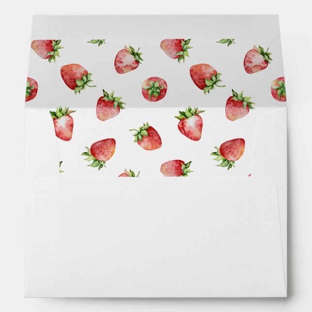 Enveloppe Fraise Birthday Berry Sweet (Dos (Bas))