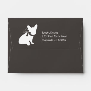 Enveloppe French Bulldog Theme Party - Baby shower neutre