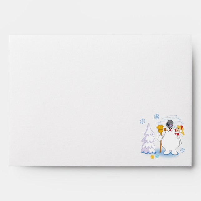 Enveloppe Frosty the Snowman™ | Frosty & Karen Winter Fun (Devant)