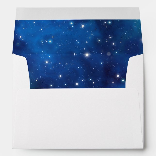 Enveloppe Galaxie moderne de l'espace céleste (Dos (Bas))