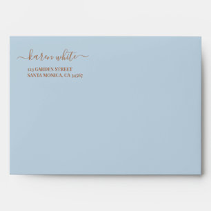Enveloppe Garçon Baby shower bleu