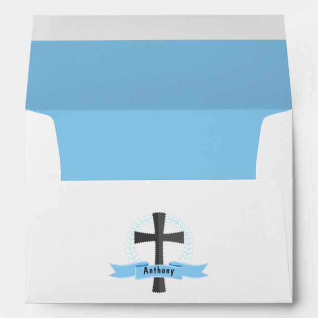 Enveloppe Garçon Première Sainte Communion (Dos (Bas))