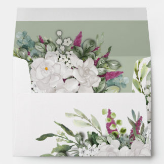 Enveloppe Gardenia / Snapdragon Sage
