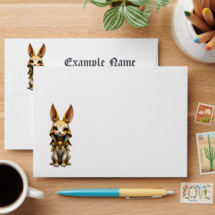 Enveloppe Gardien Ensolleillé – Lapin Relique du Désert.
