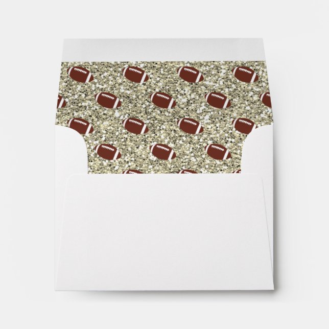 Enveloppe Garnet et Gold Invitation A2 (Dos (Bas))