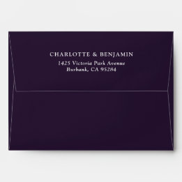 Enveloppe Générer Mariage personnalisé moderne 5.25x7.25