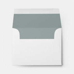 Enveloppe Geo vert   Sage Green Wedding RSVP