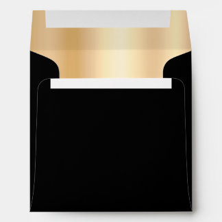 Enveloppe Glam Ombre Foil Shimmer en or noir et clair