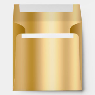 Enveloppe Glam Ombre Foil Shimmer Or