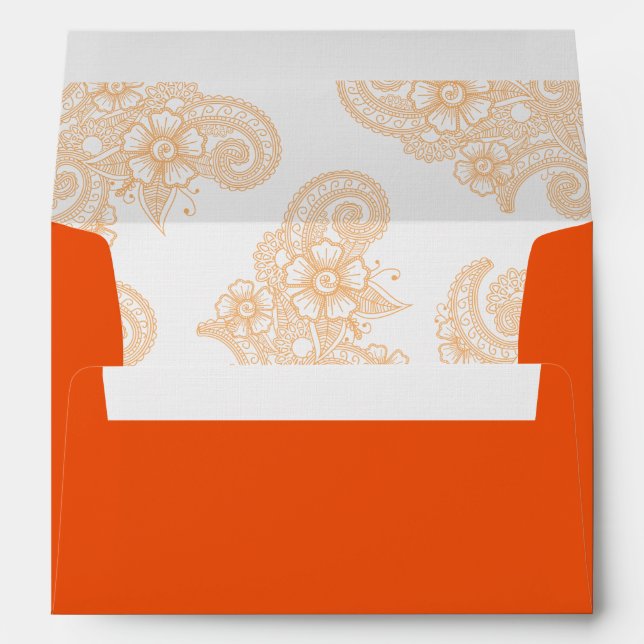 Enveloppe Gold Mehndi (Dos (Bas))