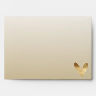 Enveloppe Gold Ombre Heart