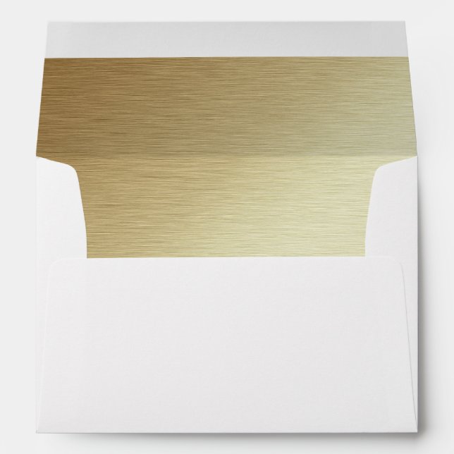 Enveloppe Golden Beaches Tropical Christmas Card (Dos (Bas))
