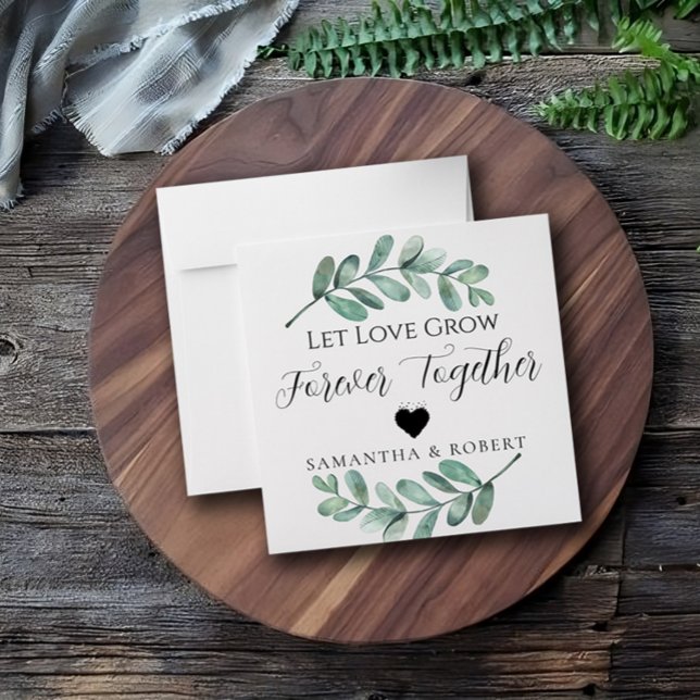 Enveloppe Graines de faveurs Mariages Eucalyptus (Créateur téléchargé)