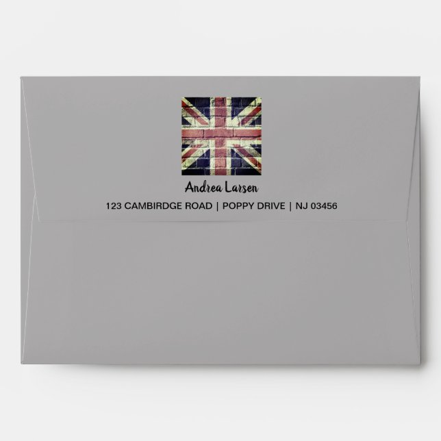 Enveloppe Grande-Bretagne, Angleterre, Ecosse - Empire (Dos (Haut rabat))